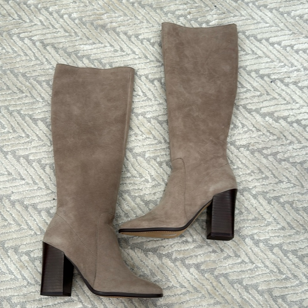 Dolce Vita Kassidy in Taupe, Multiple Sizes. Height is below the knee.